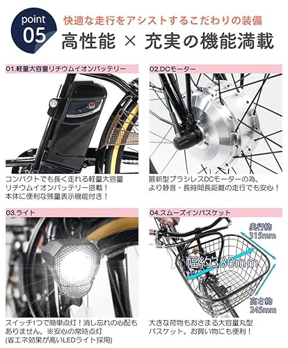 21Technology 電動アシスト自転車 AO260 の商品画像 5