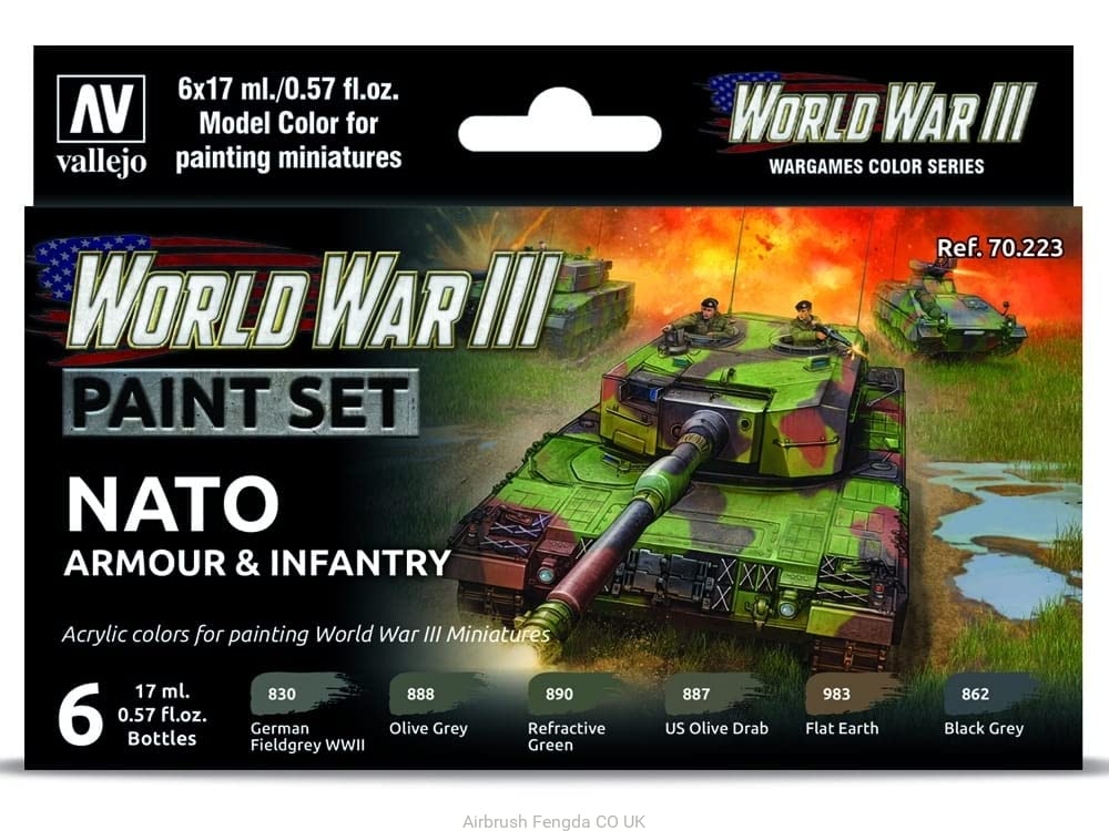 Battlefront Nato Armour & Infantry (6)Brand New And Sealed from B&Q