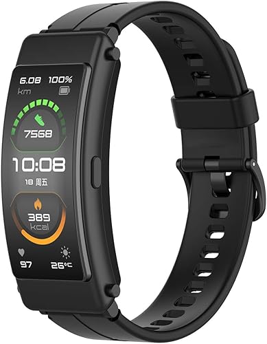 RuenTech Correa de reloj compatible con Huawei Band 7 para mujer y hombre, correa deportiva ajustable de liberación rápida para accesorios Huawei