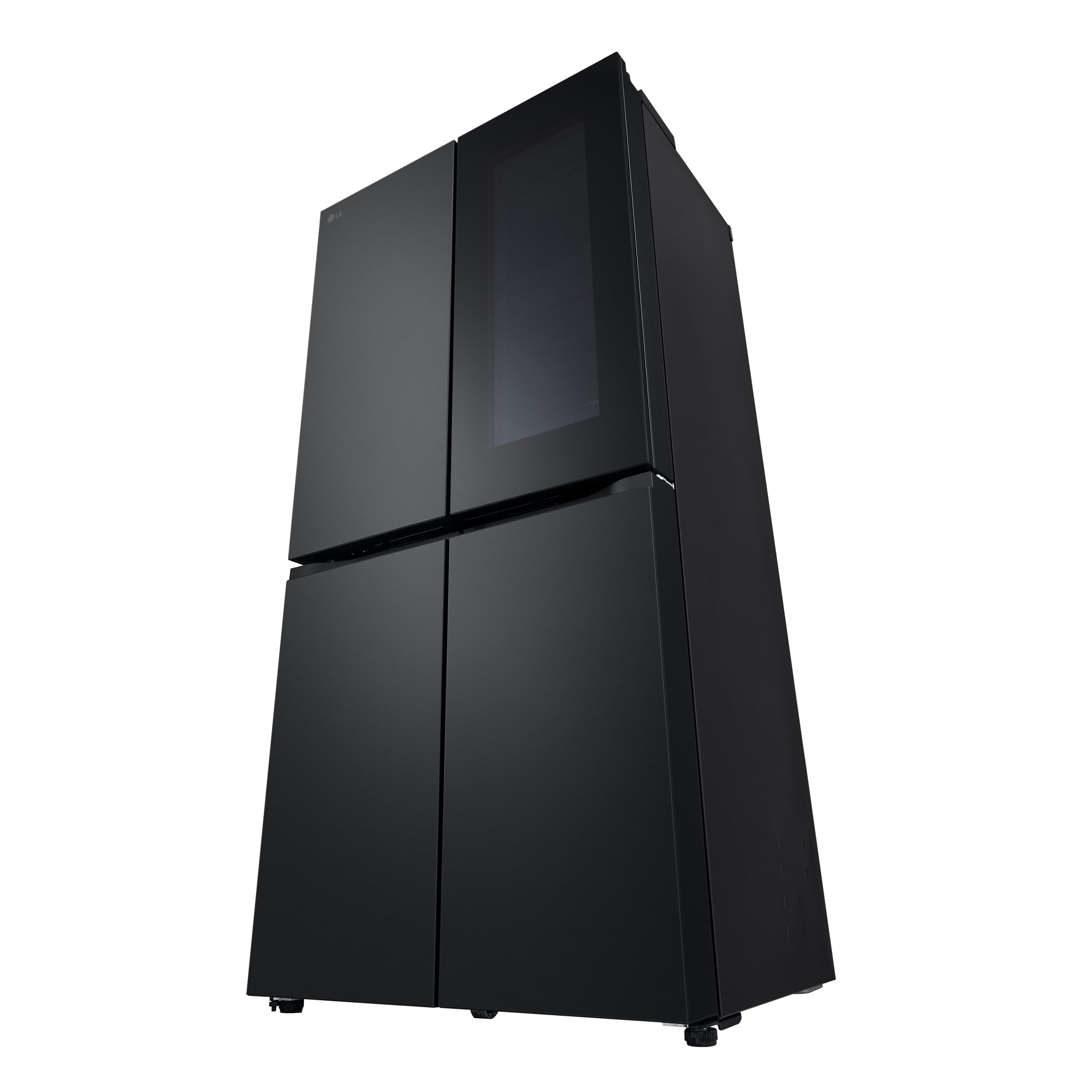 LG GMG860EPBE Frigorifero Slim Multidoor InstaView, Classe E, 638L, Wi-Fi, Door e Linear Cooling, Frigo con Dispenser Acqua UVnano senza allaccio, Metal Fresh, Frigorifero Nero Opaco