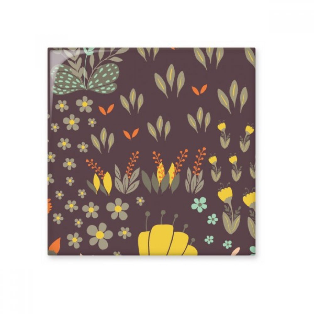 Carreaux de céramique brillant peinture artisanale fleur mur