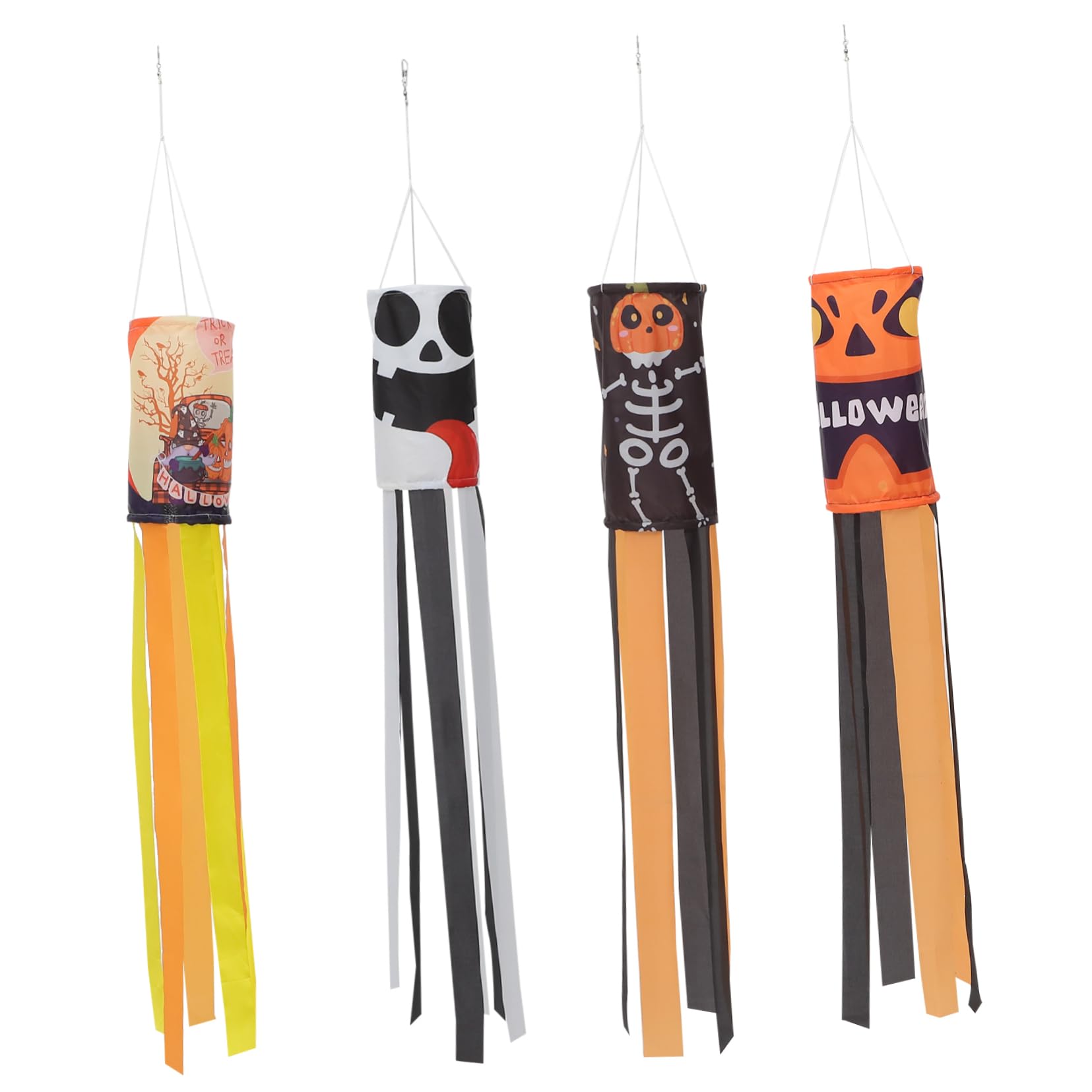 Decoración exterior de Halloween para jardín pack de 4 colgantes TOYANDONA para patio