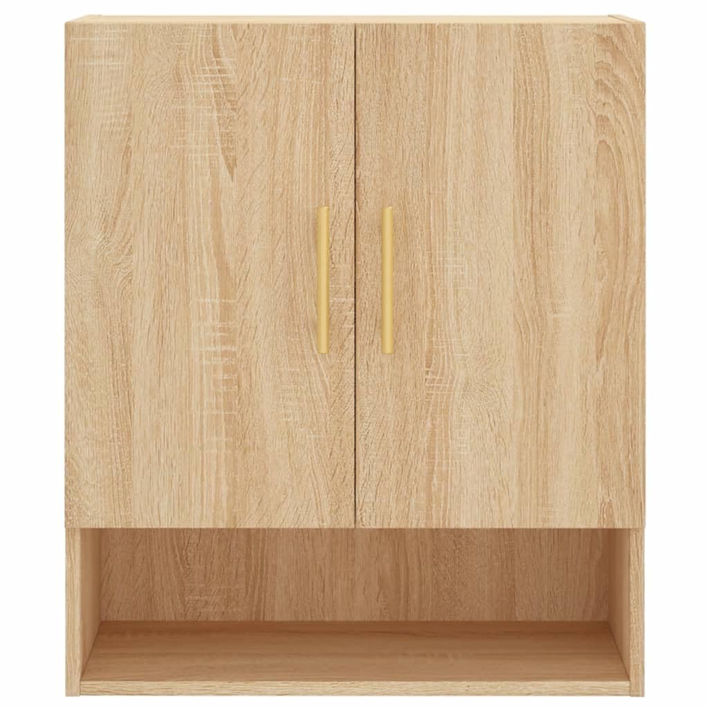 vidaXL Armadietto a Muro Rovere Sonoma 60x31x70 cm Legno Multistrato, Mobile a Muro, Mobile espositivo, portaoggetti da Parete, arredo da Soggiorno
