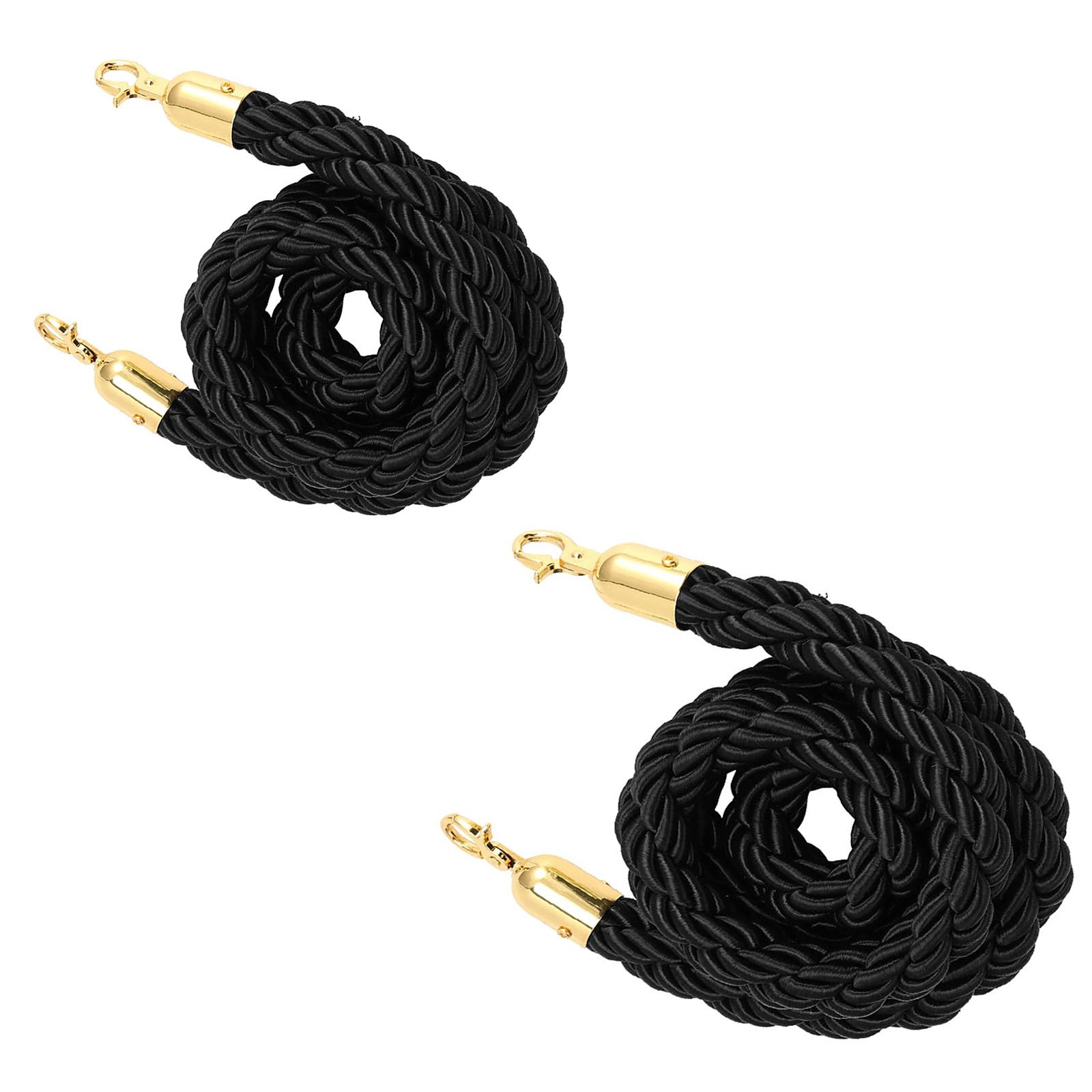 Barrières en corde chanvre noir 1m pour structurer les accès encombrés