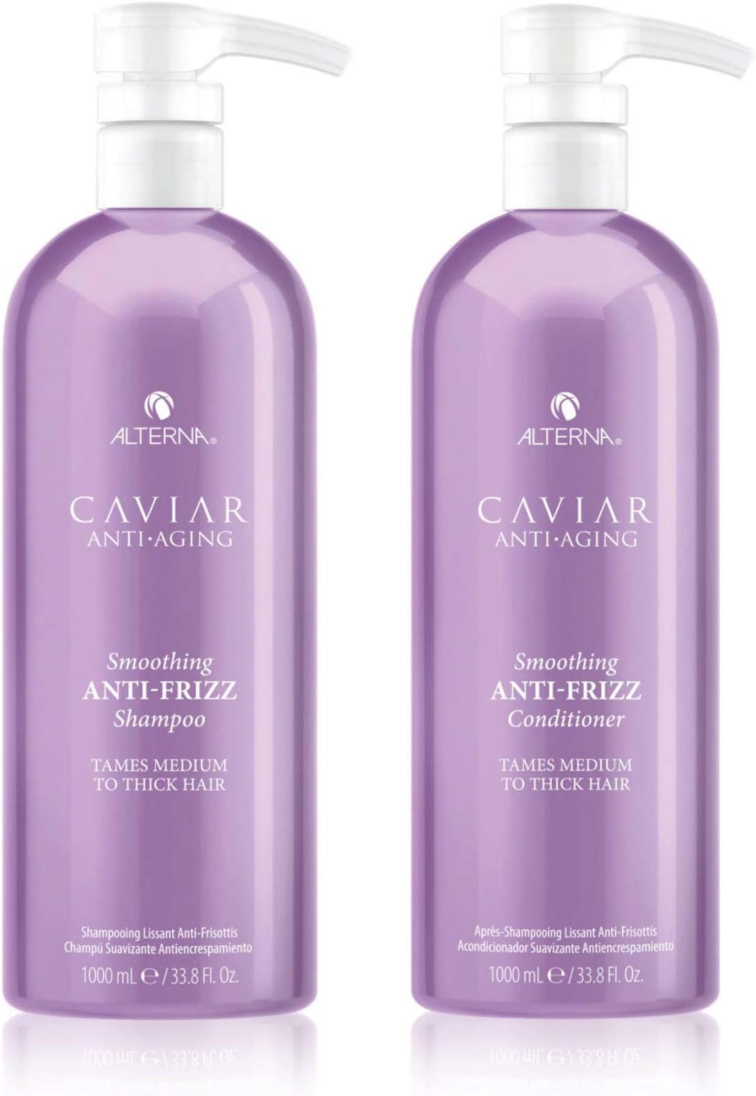 Alterna CaviarAnti-Aging Anti-Frizz Shampoo & Conditioner 1000ml Duo