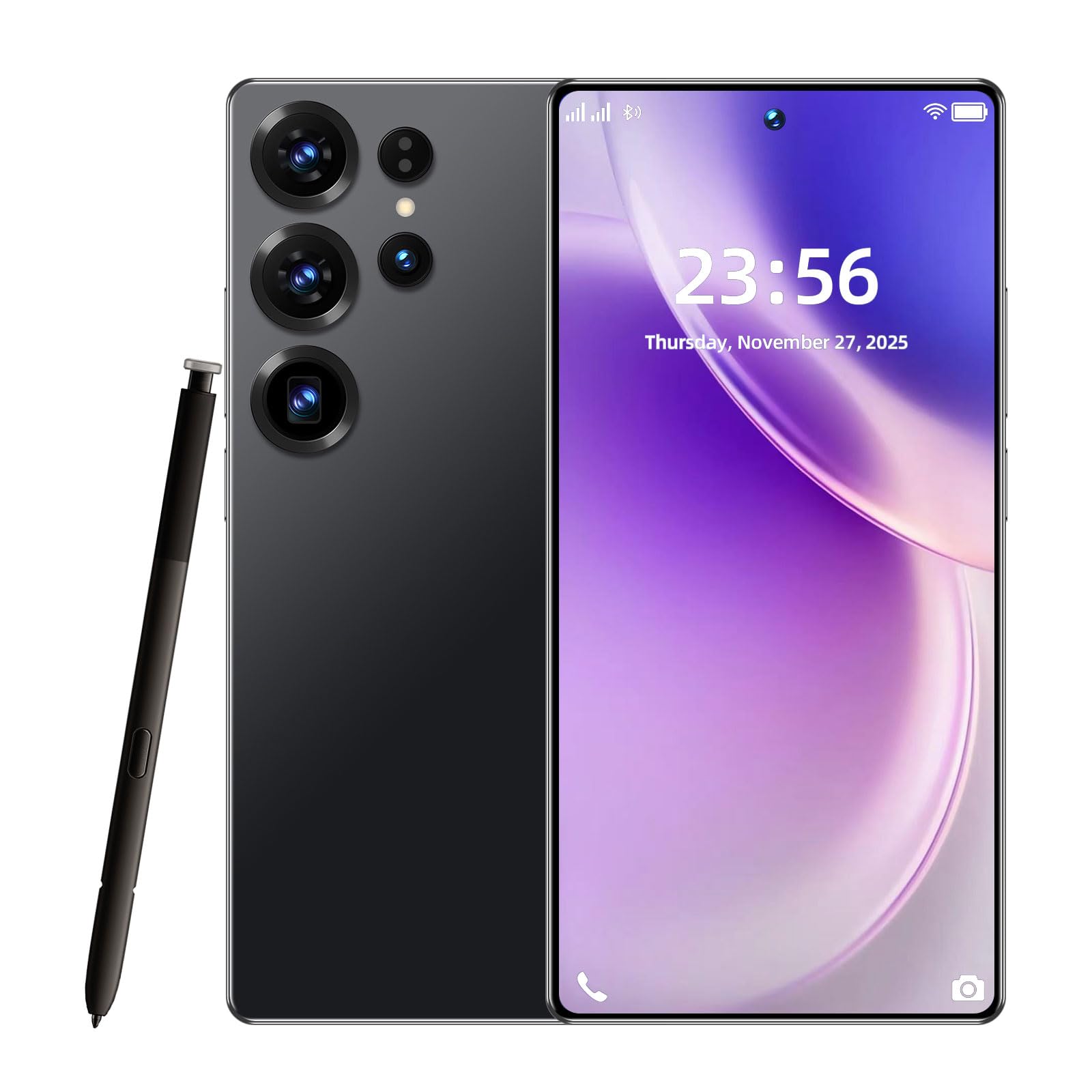 S25 Ultra 5G Unlocked Phone,Android 16 Mobile Phone, 6.9"+120Hz HD Display Smartphone, 7000mAh Long Battery Life-16+512GB Storage, 108MP Camera/GPS/Face Unlock Cell Phone-Pink — view 10