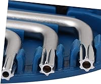 Vista 5 de X-DREE Juego de llaves Torx Star a prueba de manipulaciones de brazo largo 9 en 1