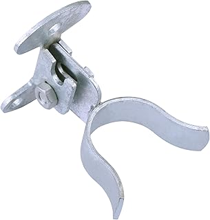 Flat Back Wall Mount Fork Latch, Chain Link Fence Hardware, Gate Latch Hardware with Screws for Gate Frames (1-3/8 inch)