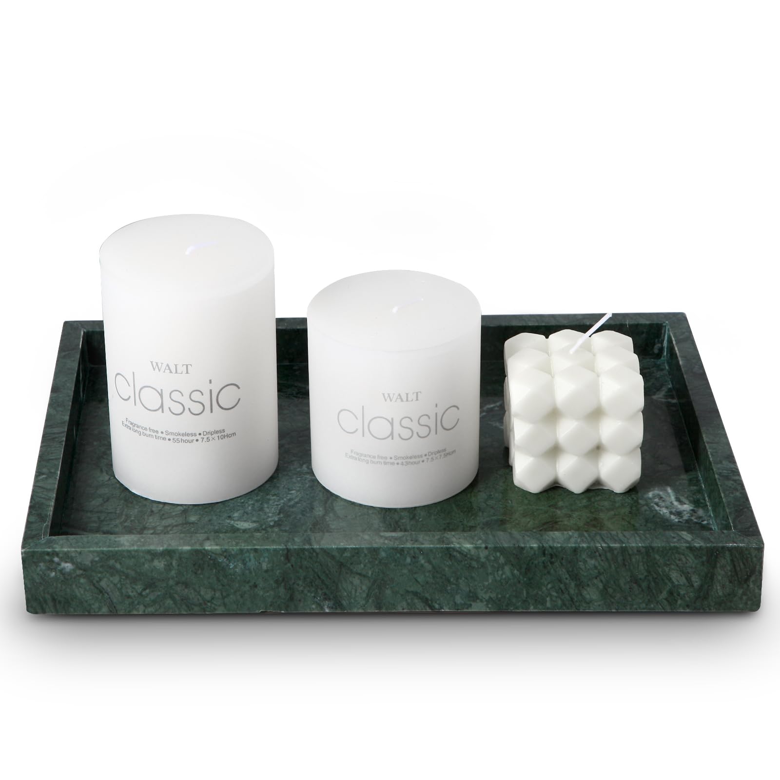 Amazon.co.jp: エレガントなグリーンマーブルトレイ バスルーム用 12