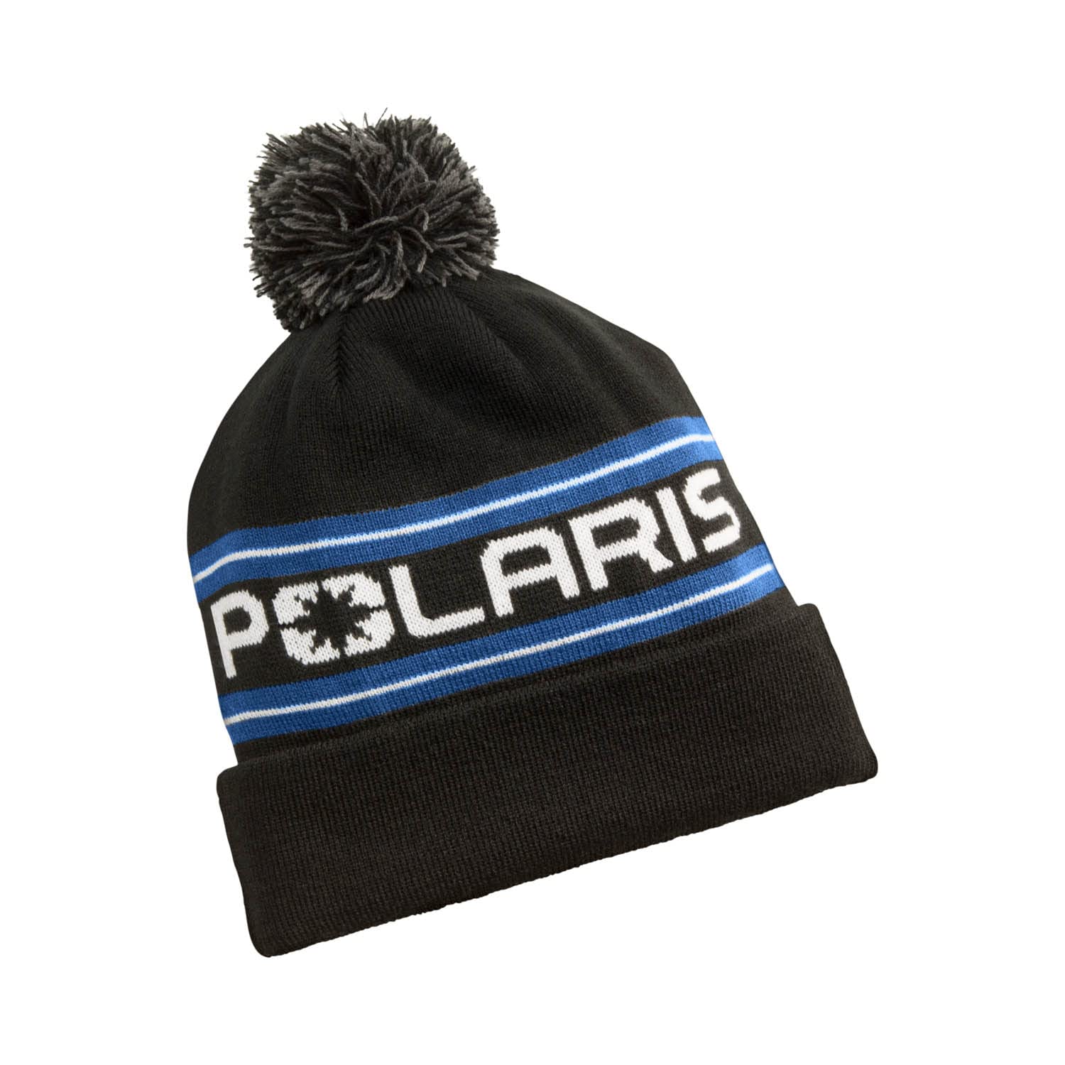 PolarisMens Switchback Beanie Acrylic Warm Winter Fashionable Hat Blue - One Size