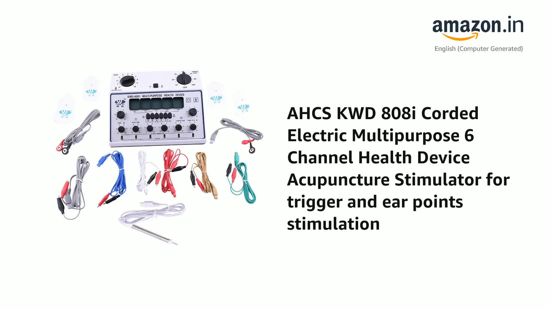 専用　気功セミナーセット AHCS KWD 808i Corded Electric Multipurpose 6 Channel Health Device