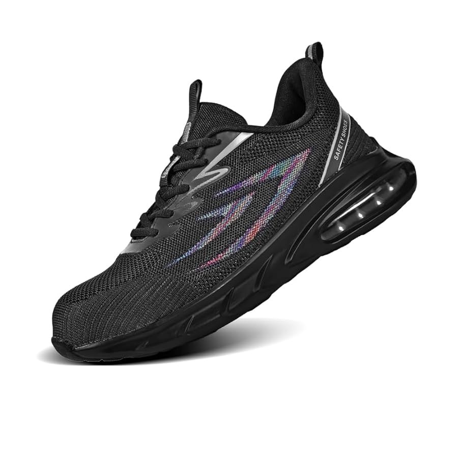 Spiez Womens Safety Shoes Near Me Waterproof Sneakers Women