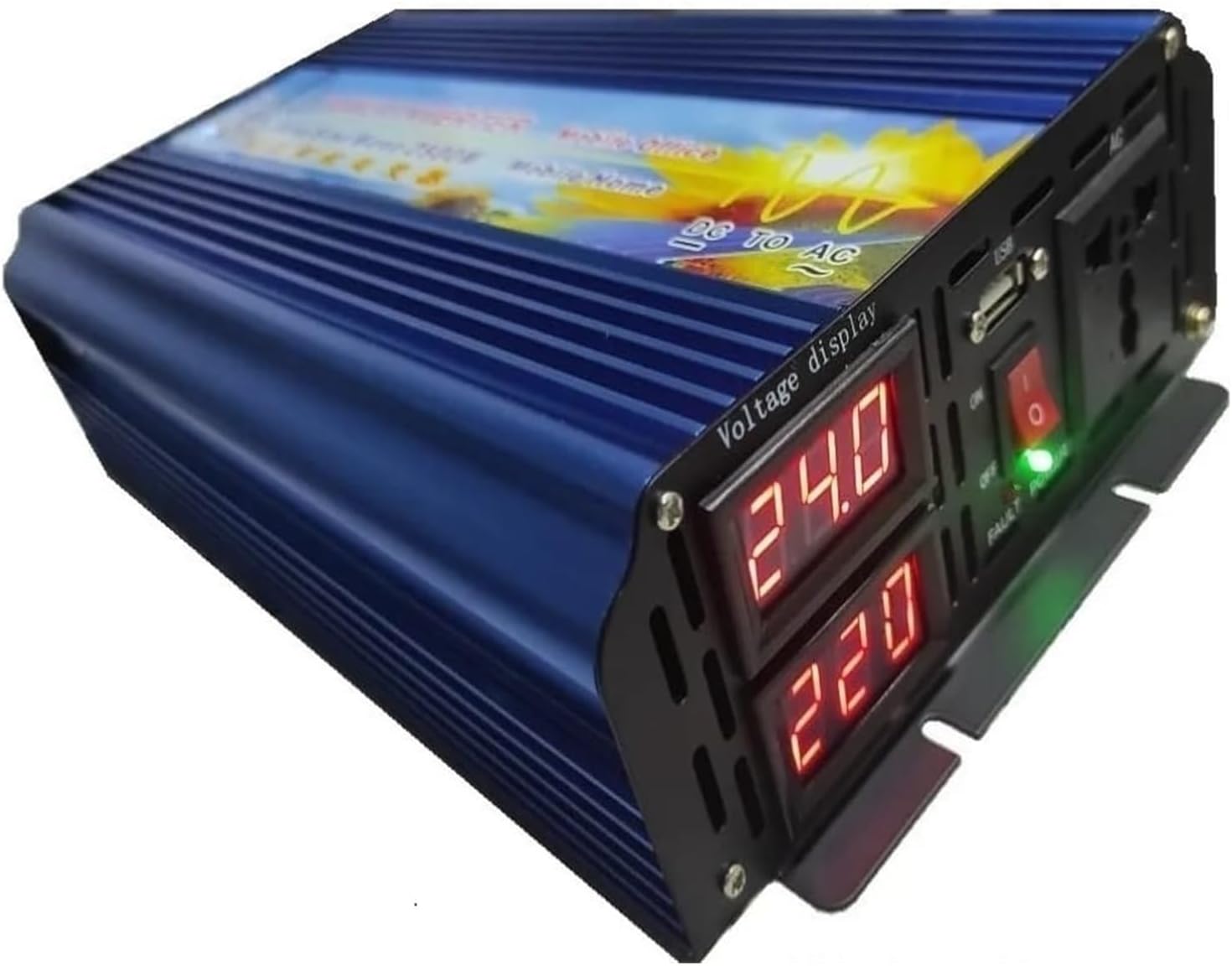 Pure Sine Wave 1500W DC 12V/24V/36V/48V to AC 100V/110V/220V/230V/240V 50HZ/60HZ Inverter Power 3000W_110-120V(3KW 50HZ,36V -220-240V)