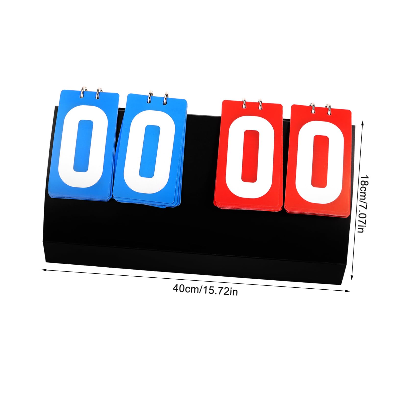 Gogogmee Stable PVC Material Flip Scoreboard Basketball Scoreboard Easy Turning Pages