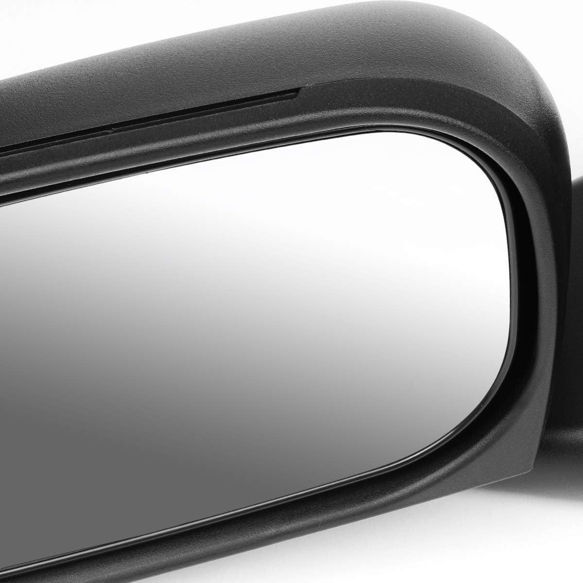 DNA MOTORING Factory Style Manual Driver Left Side Door Rear View Mirror Compatible with 04-09 Dodge Durango, MR-OEM-043-L