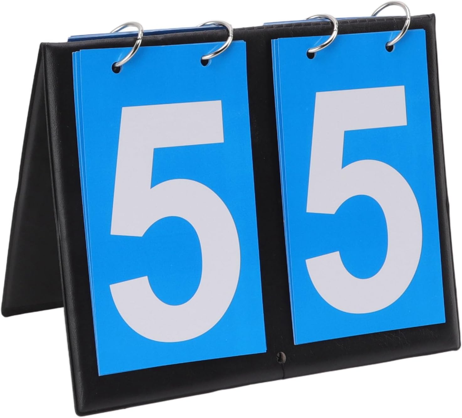 Portable Scoreboard, Easy Flip Digit with Large Numbers, Table Top Score Keeper, Large Digital Cards for Clear Visibility, for Basketball Football Volleyball Softball Hockey Coache