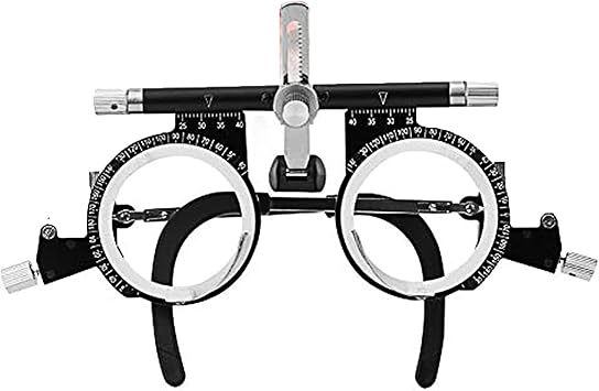Optometry Trial Frame with Adjustable PD 48-76 for Eye Optometry - Optical Trial Lens Frame for Opticians and Optics Shops