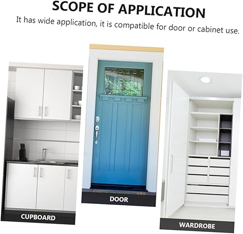 Miniatura 5 de Gadpiparty 5 Sets T-Hinge Glass Door Hinge Heavy Duty Door Hinge Gate Hinges Decorative Door Shaft Hinge Folding Hinges Self Closing Door Hinges