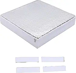 Yunir Isolador de Ventilação para Trailer, 14 X 14 Polegadas, Cobertura de Clarabóia Reflexiva, Sombra Solar Com Silicone Antiderrapante, para Aberturas de Teto de Motorhome, Trailer