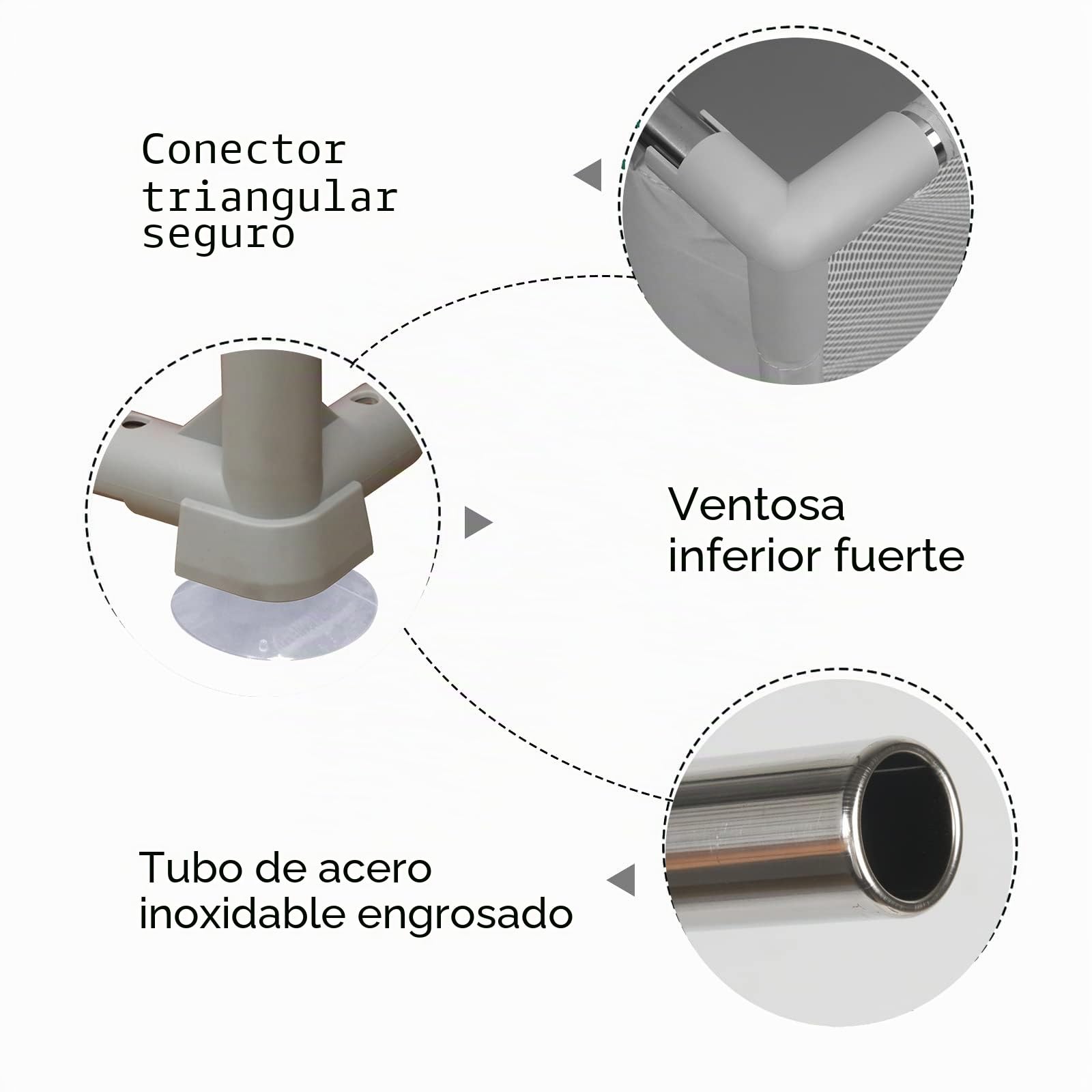Parques de Juegos para Bebé con 30 Bolas y 2/4 Anillas de Seguridad, Parque Infantil Bebé Ultraligero y Portátil Centro de Actividades para Niños en Interiores y Exteriores (120x120cm, Gris)