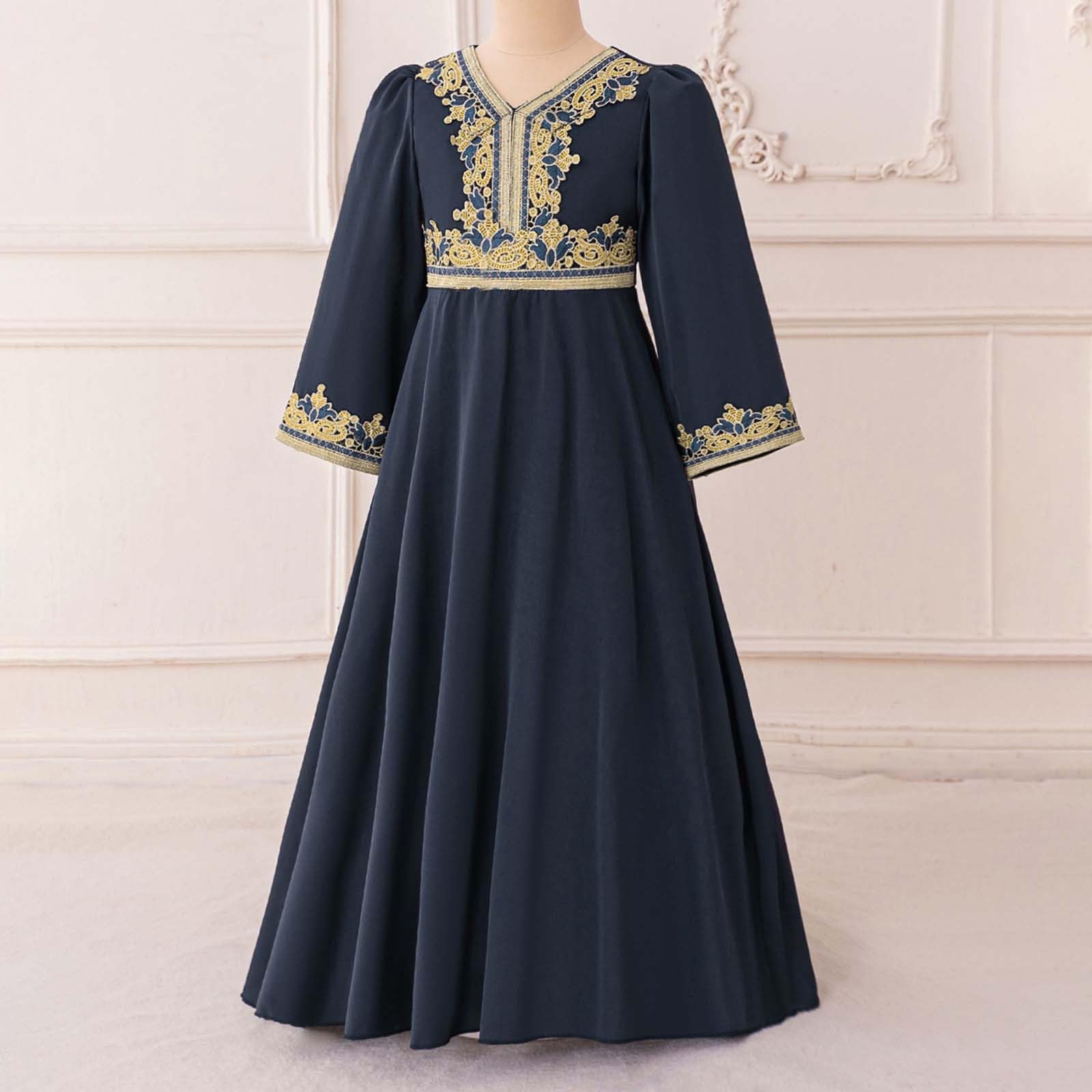 Generisch Robe Abaya élégante 2026 pour filles pour les occasions festives, par exemple pour baptême ou soirée