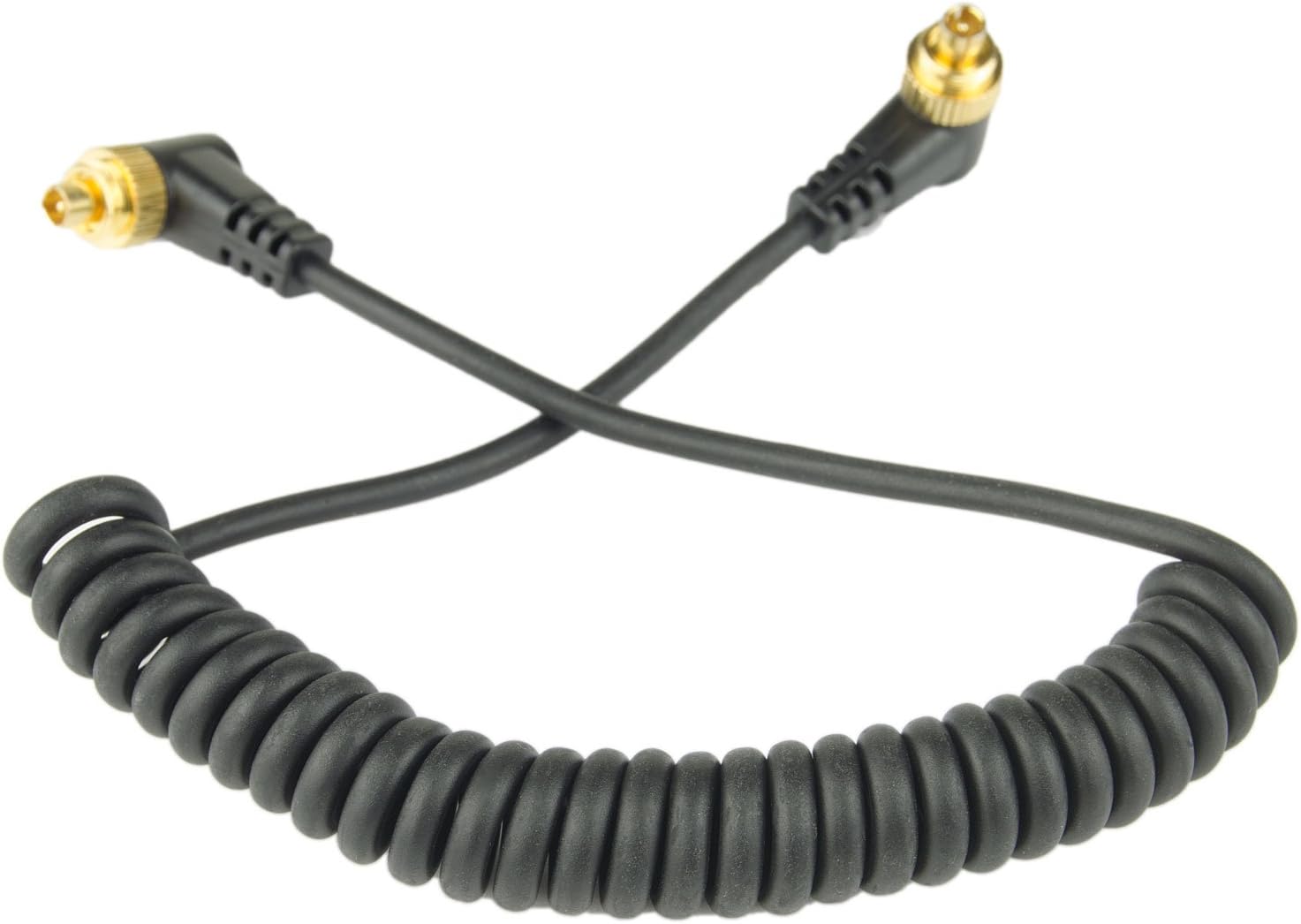 Male to Male M-M Flash PC Sync Cable Cord with Screw Lock