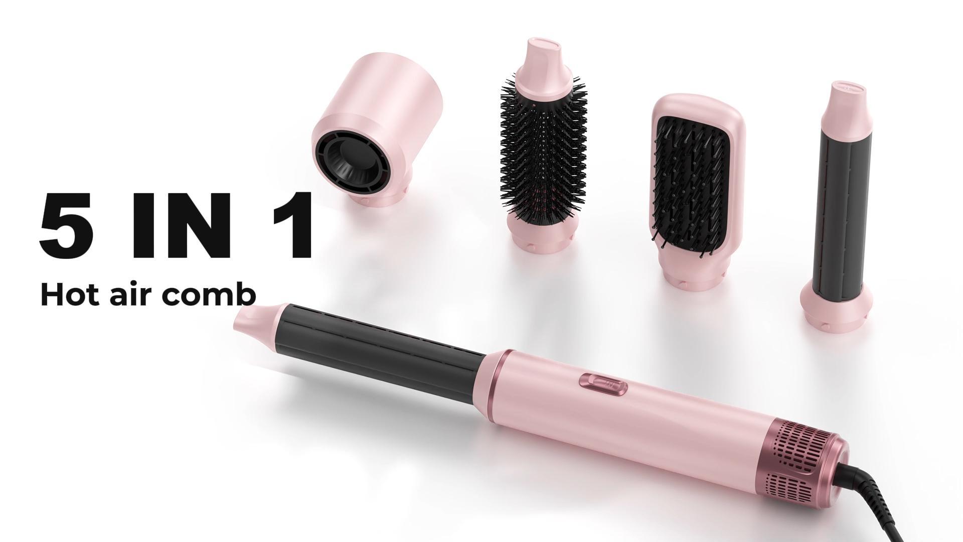 Amazon.com : Atopskins 5 in 1 Hair Dryer Brush Set, Detachable Hot