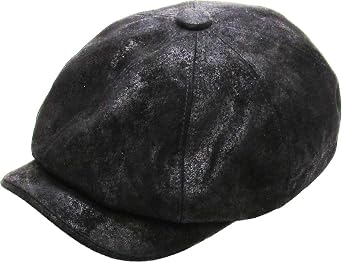 KBETHOS Leather Ascot Made in USA Ivy Collection Classic Newsboy Caps