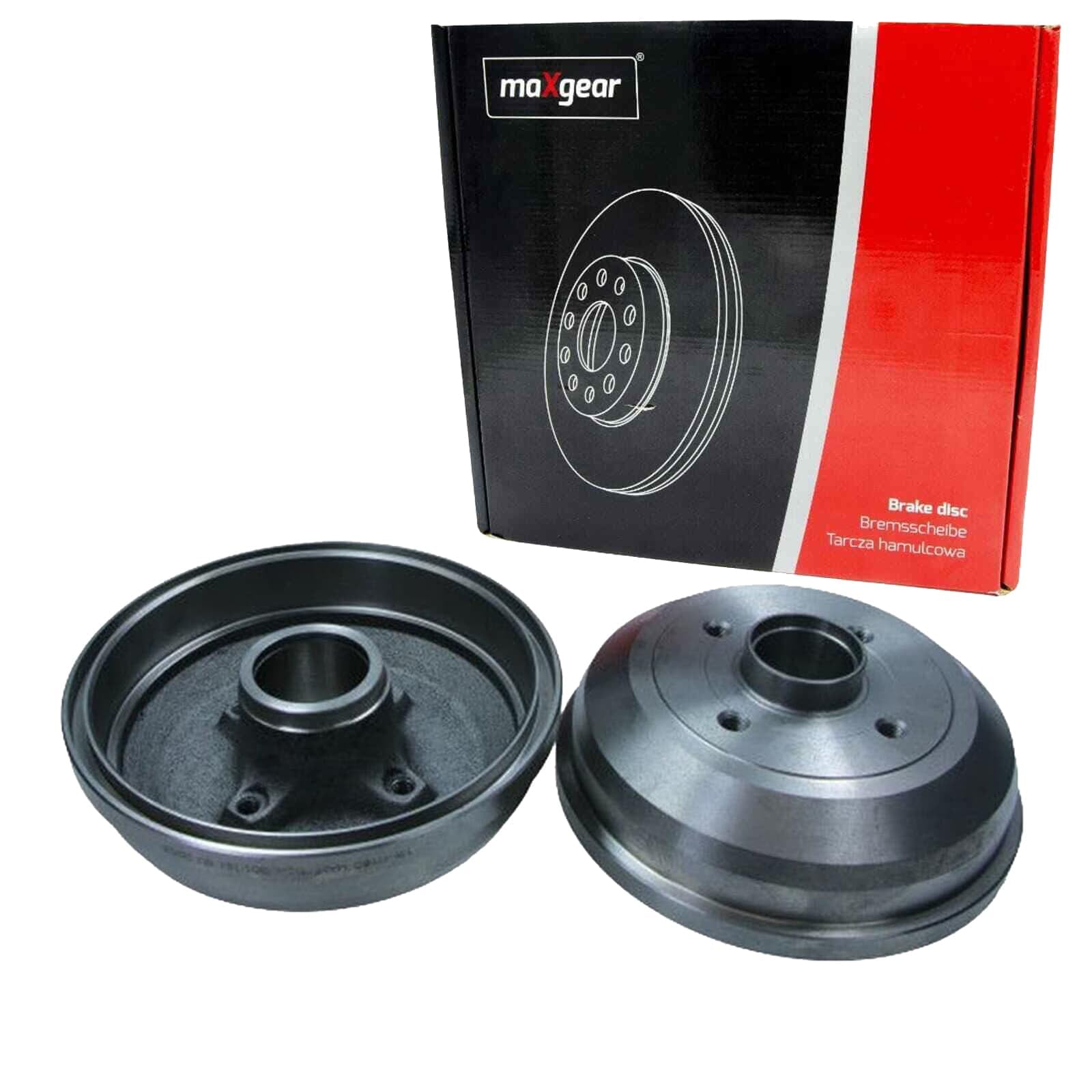2X Maxgear 200mm Bremstrommeln hinten | 2x 19-2180 Kompatibel mit Corsa C (X01),Corsa C Kasten/schrägheck (X01)
