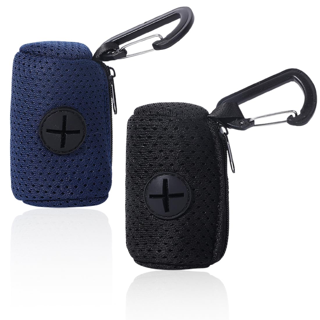 OUDQFCJ 2 Stück Mesh Poop Bag Dispenser, Hundekotbeutel-Spender, Hundekotbeutel, Hundekot-Sammler, Hundekotbeutel-Halter