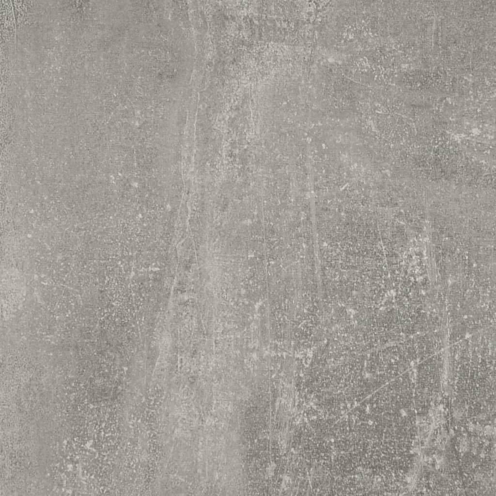 Schreibtisch Betongrau 100x40x73 cm mit Stauraum Holzwerkstoff Büroarbeitsplatz Computertisch mit Schublade und Schrank für Homeoffice und Arbeitszimmer