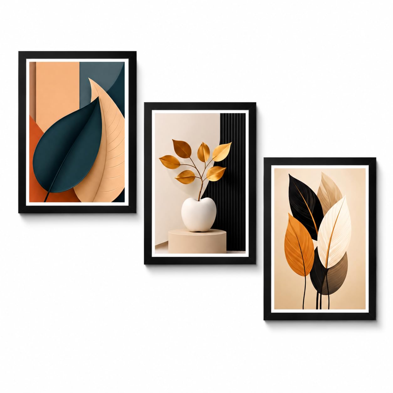 Modern Art Wall Frame, Black Matte Finish, 14 x 20 Inch Picture Frame with Glass Cover, Contemporary Classic Style, Portrait Orientation, Wedding Photography Display-image-10