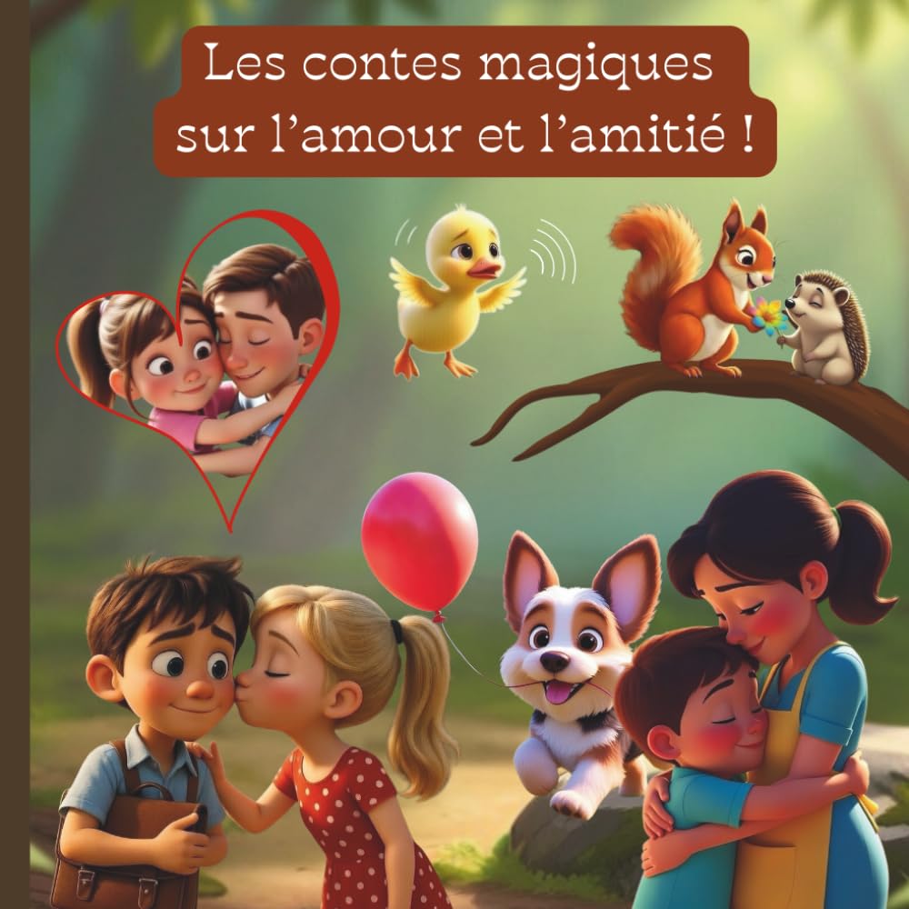 Les contes magiques sur l'amour et l'amitié: Contes illustrés pour enfants dès 4 ans pour parler des émotions, des sentiments et des premiers liens affectifs (La magie des contes pour enfants)