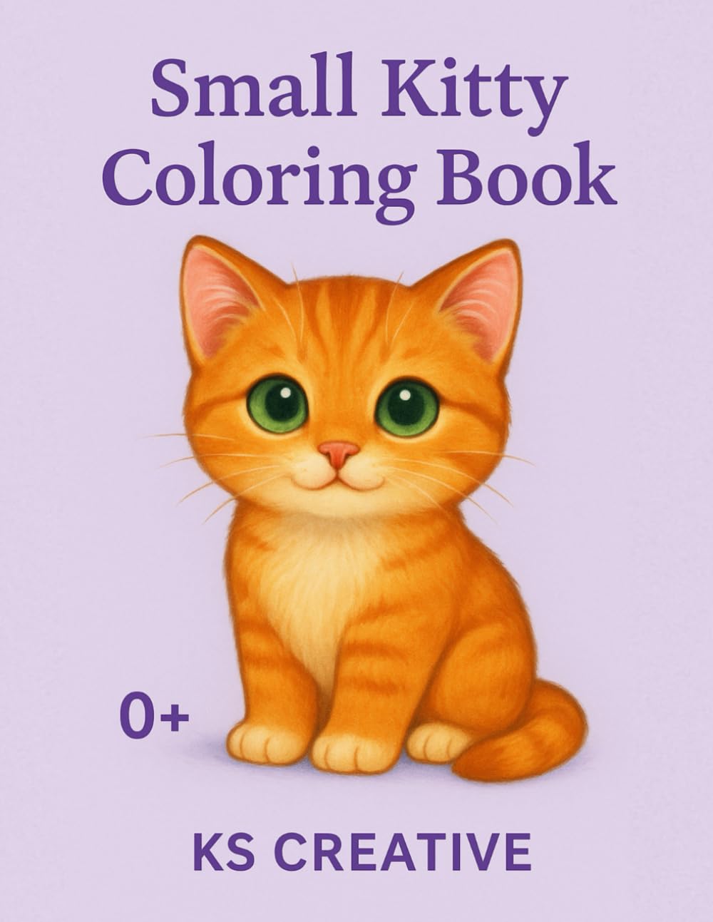 Small Kitty Photo Book: Fun Coloring Book for Kids Aged 0+