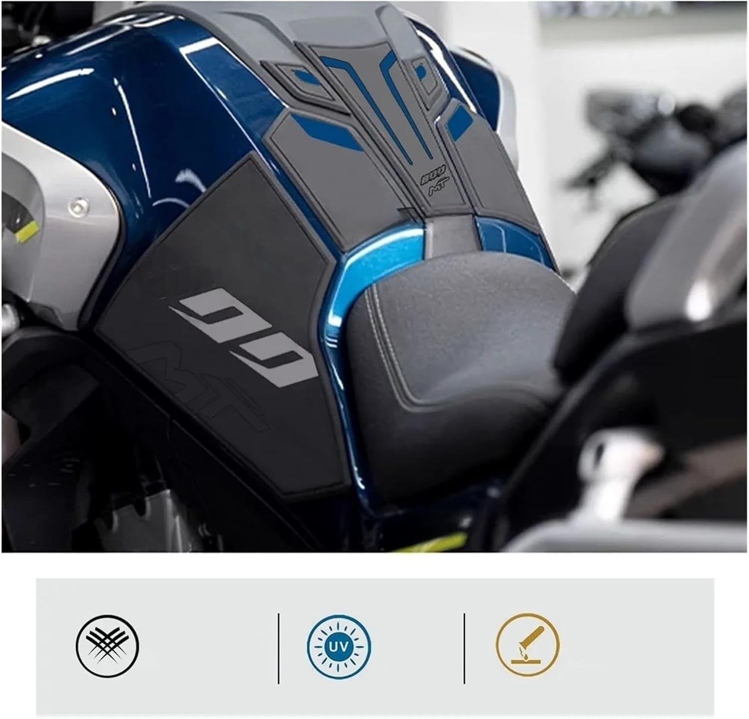 Motorcycle Tank Sticker Motorcycle Accessories Fuel Oil Tank Pad Protector Rubber Stickers Gas Knee Grip Mat for CF&Moto 800 MT.