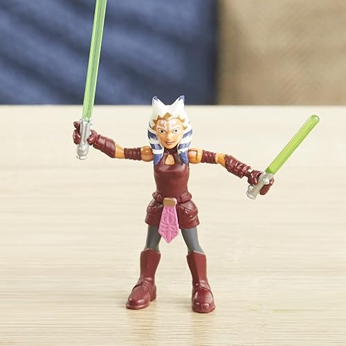 Miniatura 7 de STAR WARS Mission Fleet - Figura de acción a escala de 2.5 pulgadas, paquete de 10, 19 accesorios, con Darth Vader, Luke Skywalker y Grogu, a partir