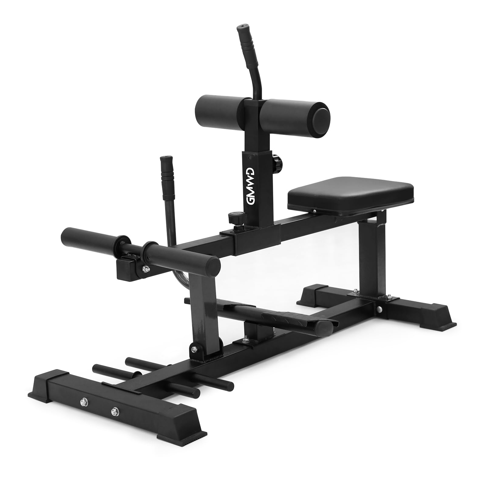 GMWD Adjustable Seated Calf Raise Machine with Band Pegs for Leg Training and Exercise - Home Gym Equipment