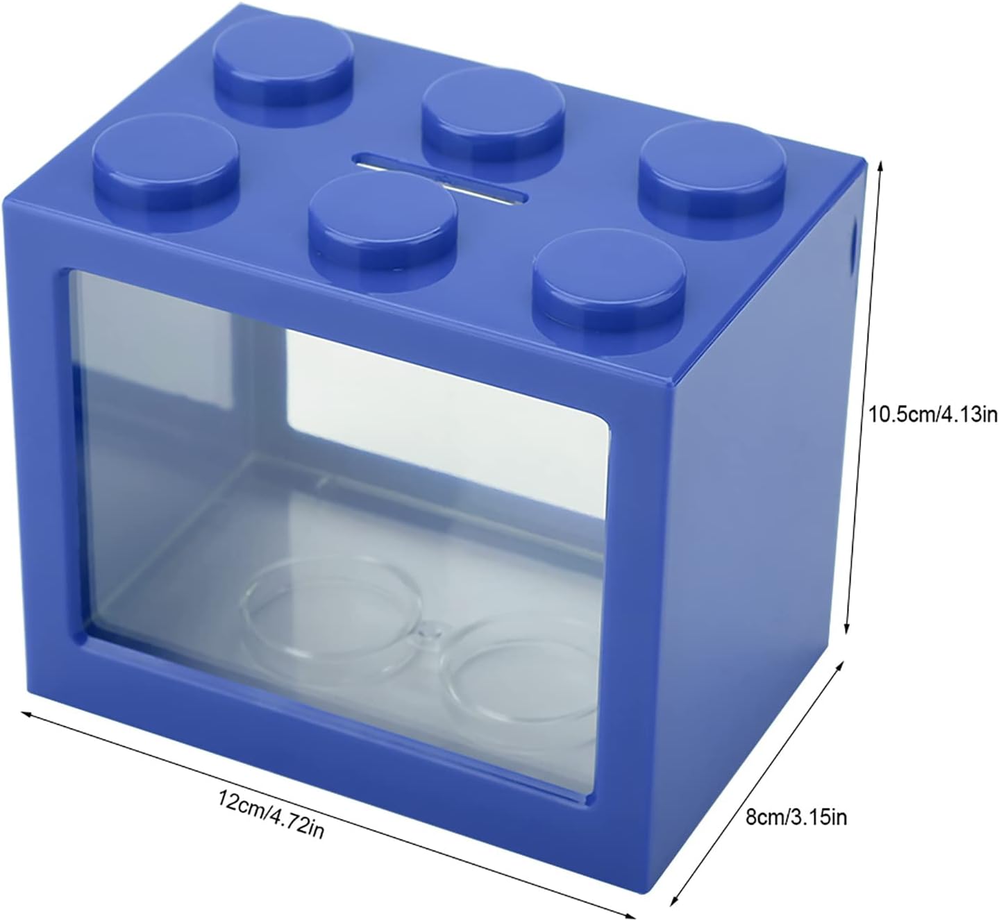 Small Fish, Acrylic Mini Fish Desktop Mini Aquarium Bowl for Goldfish Aquarium Starter Kits with USB LED Light Office Tea Table Decor