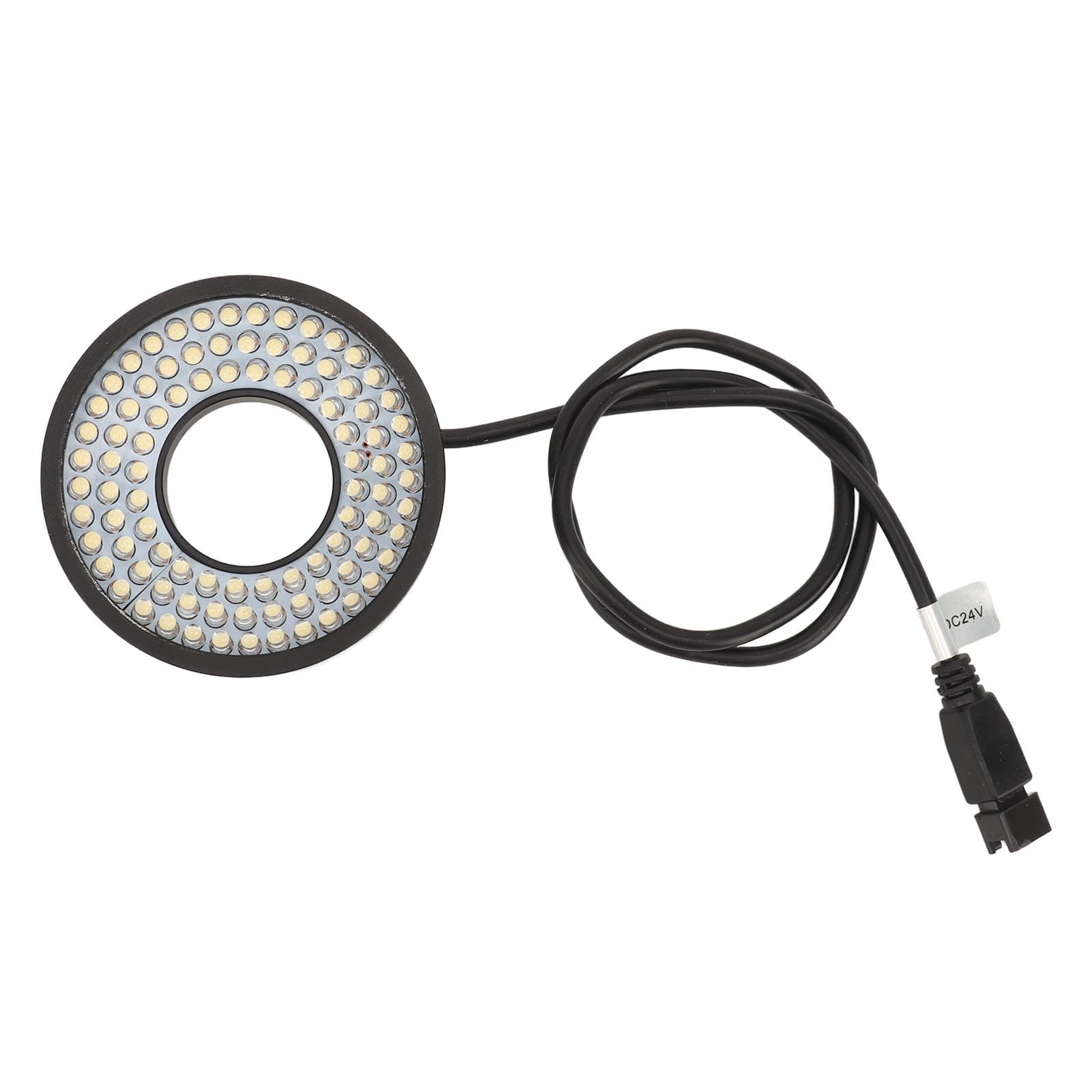 LED Ring Light 24V Adjustable Aluminum Alloy Stereo Microscope Ring Lamp for Industrial Camera Professional Microscopes Binoculars Small Lathes