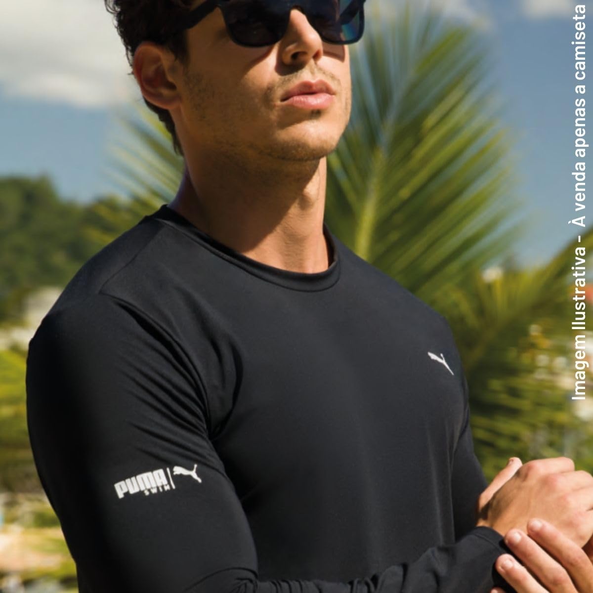 Camiseta Térmica Puma Manga Longa Segunda Pele Masculina Academia Proteção UV 50+ Fio LYCRA® em promoção! Veja a oferta e mais achadinhos de Moda praia 6 Hoje é o melhor dia para comprar Camiseta Térmica Puma Manga Longa Segunda Pele Masculina Academia Proteção UV 50+ Fio LYCRA® com aquele preço maroto! Promoção! Aproveite a oferta! 6