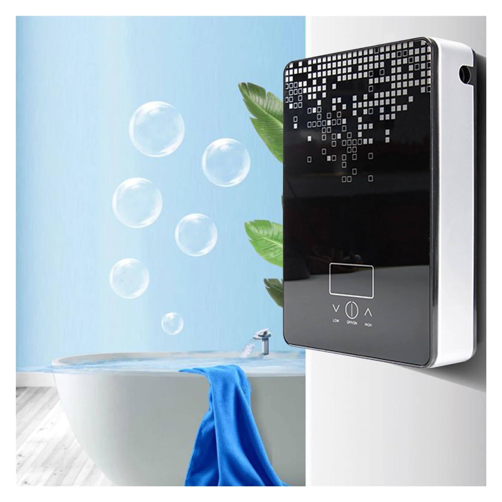 Set Di Acqua Calda For Doccia Da Bagno Senza Serbatoio, Scaldabagno Elettrico Istantaneo Digitale 6,5 ​​kW Veloce E Comodo