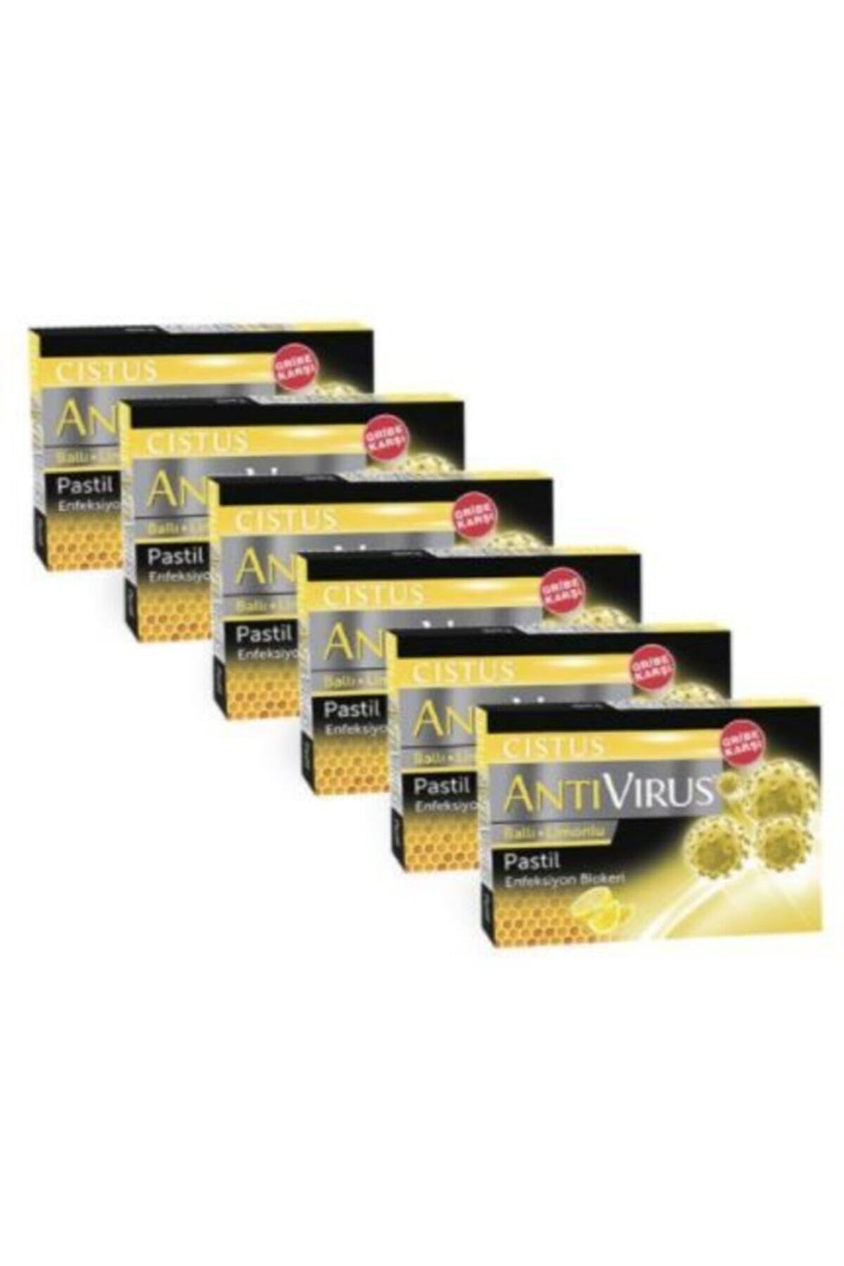 Cistus Antivirus Ballı Limonlu Pastil, 10'lu 6 Adet