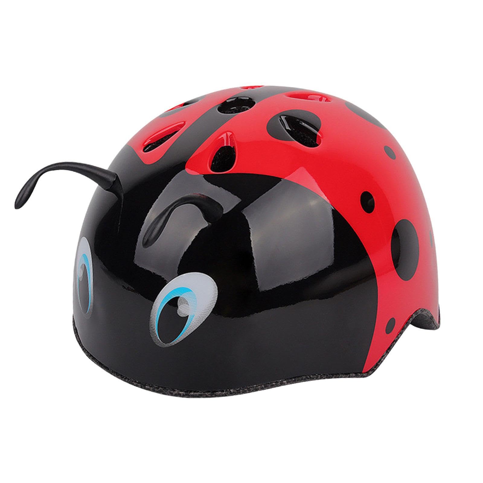 Casco de ciclismo para niños con diseño de dibujos animados y amortiguación de impactos 7