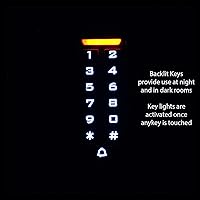 Vista 5 de Teclado de control de acceso delgado independiente y lector EM de 125 Khz, teclas retroiluminadas, impermeable y a prueba de vandalismo (AXS Slim)