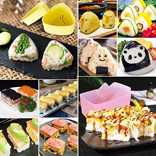 image for TAORISH Onigiri Mold, 3 Pack Musubi Press Maker Triangle Rice Ball Mol