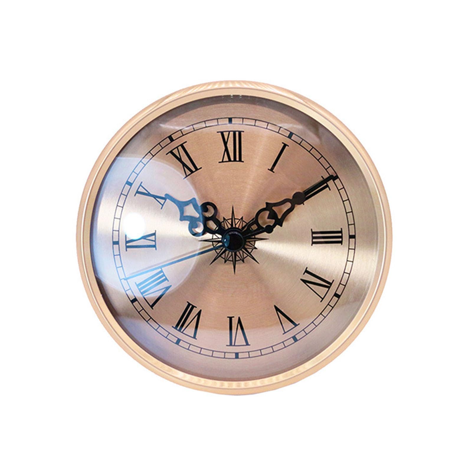 Qusinfc Decorative 108Mm Metal Clock Mechanism with Muted Execution for Clock Building Roman Numeral Face