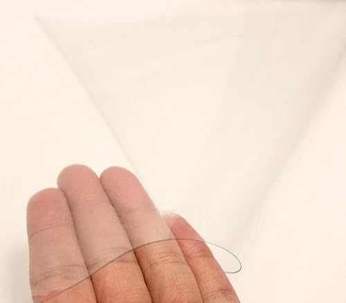 Miniatura 3 de Tela de vinilo transparente de 54 pulgadas de ancho vendido por The Yard (calibre 20)