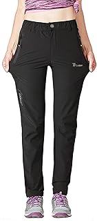 Damen Outdoor Wanderhose Quick Dry Campinghose Ultraleichter Verschleißfester UV-Schutz Atmungsaktiv Trekkinghose Funktionshose