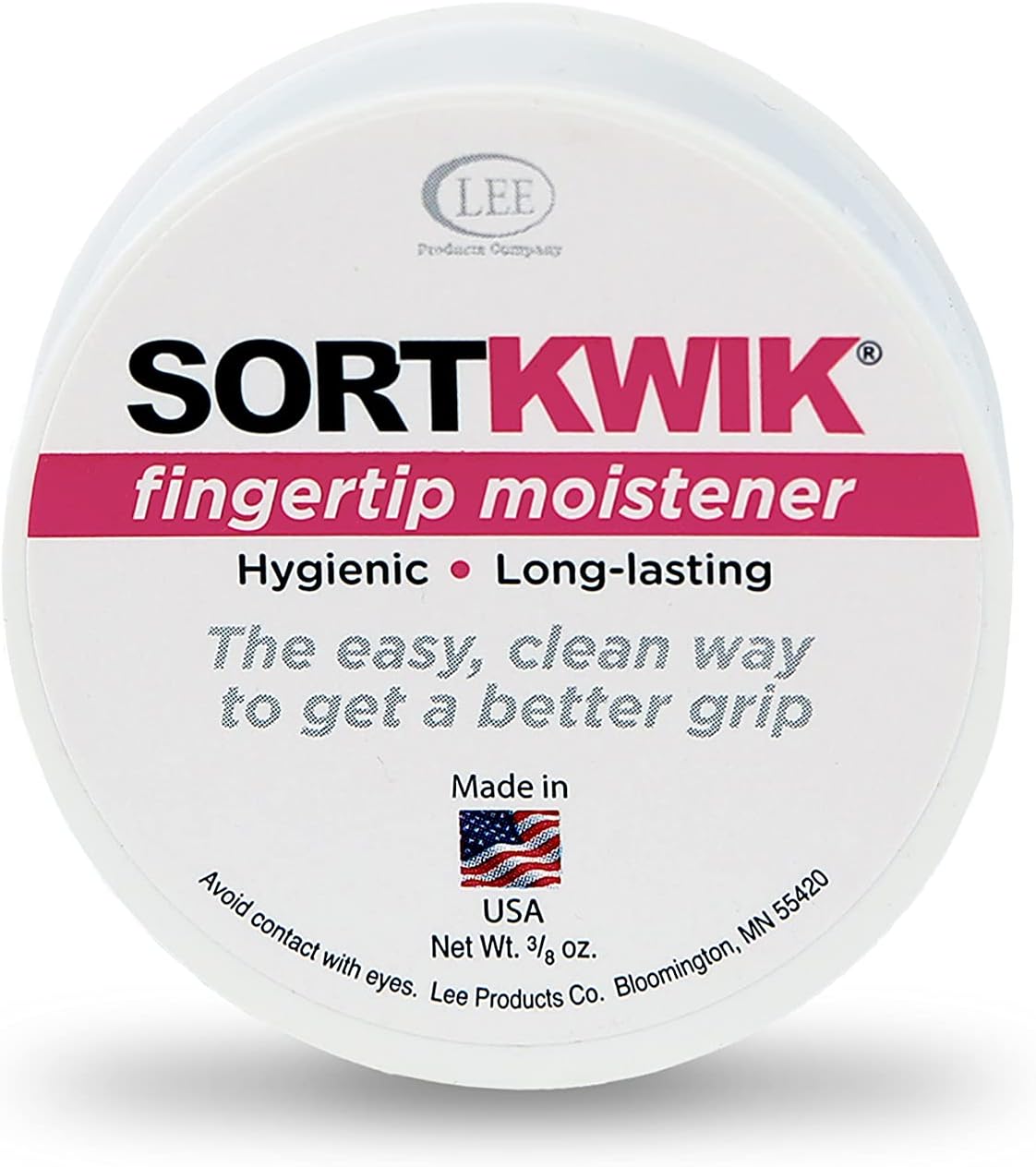 LEE Sortkwik Fingertip Moistener – Improves Speed and Accuracy for Sorting, Filing, and Counting – Non-Sticky, Odor-Free Formula – 3/8 oz, 3-Pack image 2 of 3 B0786V43H5