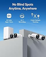 Vista 2 de eufy Security eufyCam E330 (profesional) Kit de 2 cámaras, sistema de cámaras de seguridad 4K para exteriores, grabación 24/7, enchufe, NVR Wi-Fi